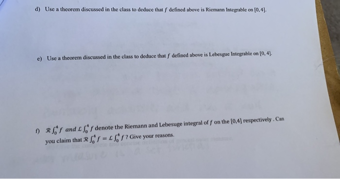 Solved real analysis (graduate)this is all one problemplease | Chegg.com