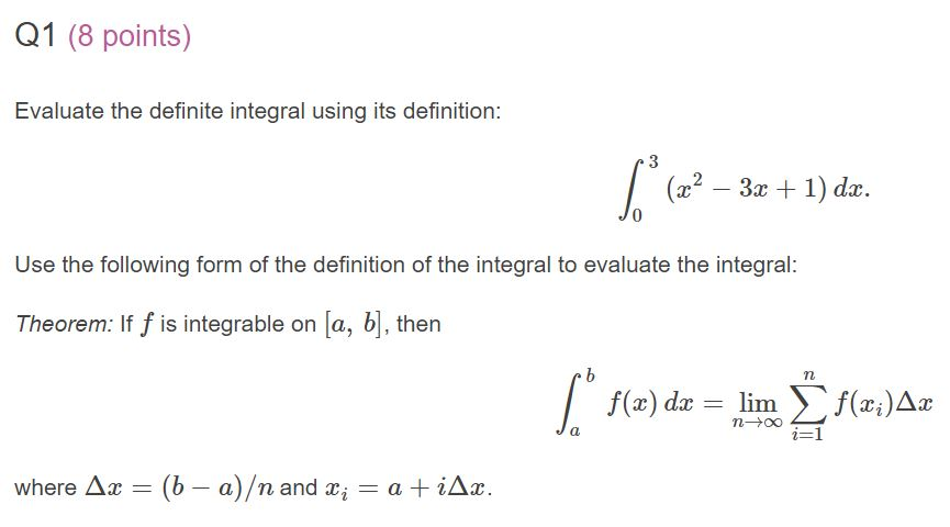 Integral Meaning In English