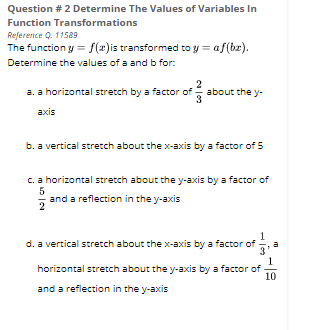 Solved Question # 2 Determine The Values of Variables In | Chegg.com