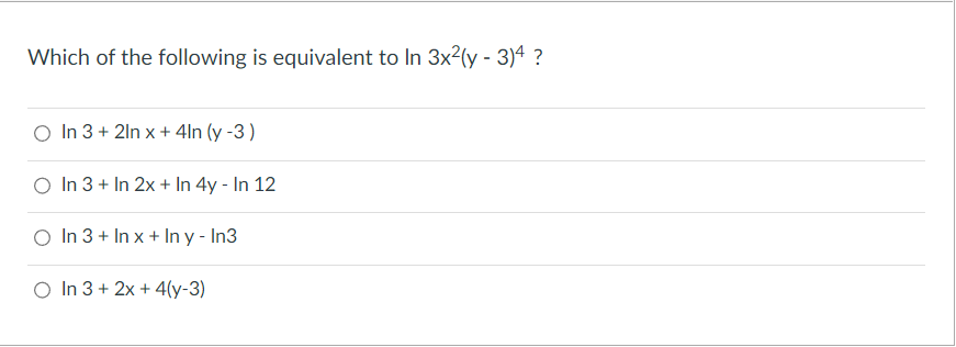 value of ln 3 in fraction