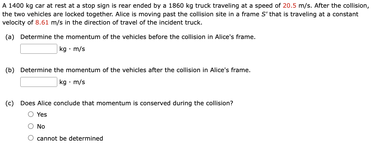 solved-a-1400-kg-car-at-rest-at-a-stop-sign-is-rear-ended-by-chegg