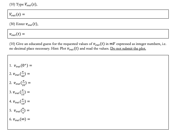 Solved Problem 100 Use R 40 A And L 1 25 H In The N Chegg Com