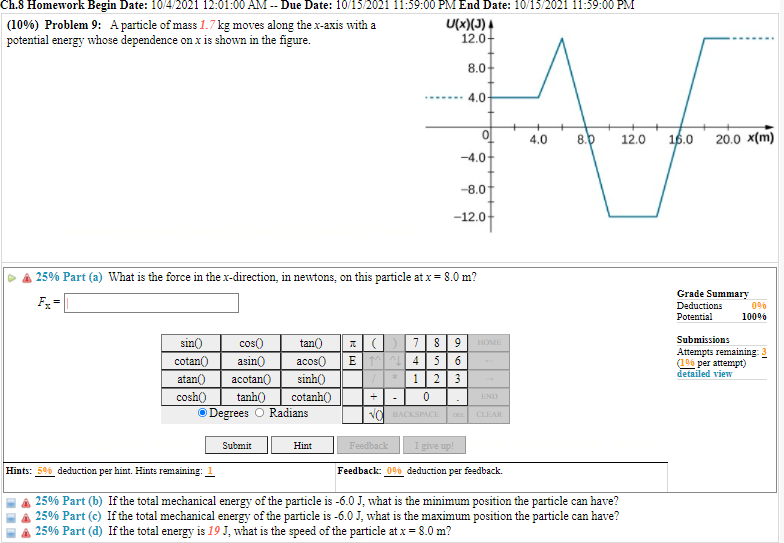 Solved Ch.8 Homework Begin Date: 10/4/2021 12:01:00 AM -- | Chegg.com