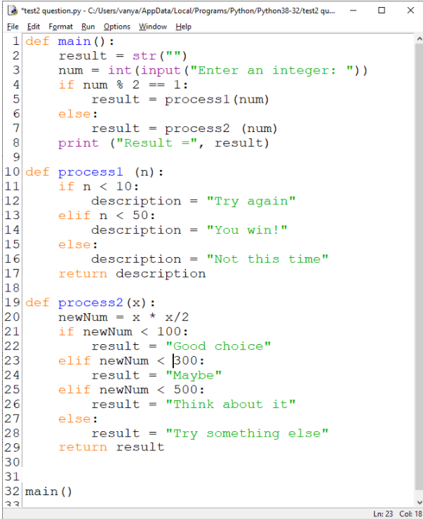 Solved If the user enters 10 what will the program print? | Chegg.com