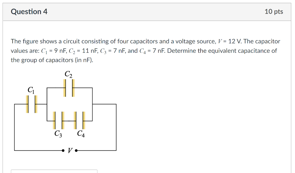 Solved The figure shows a circuit consisting of four