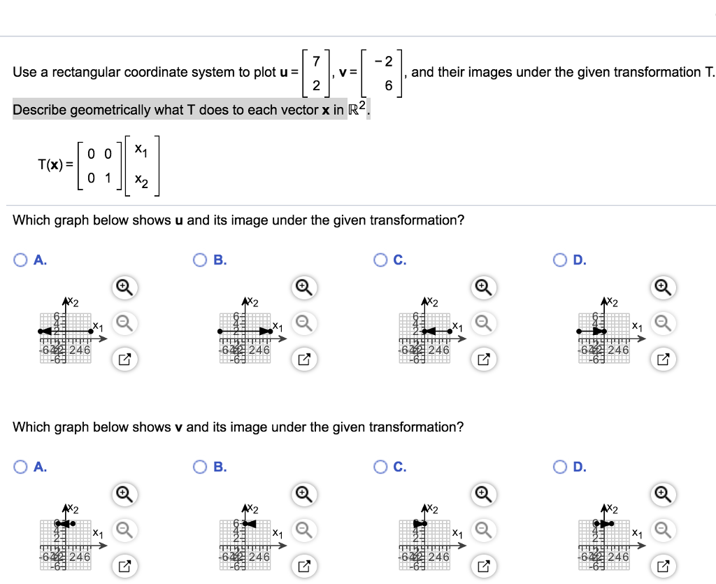 solved-use-a-rectangular-coordinate-system-to-plot-u-v-and-chegg