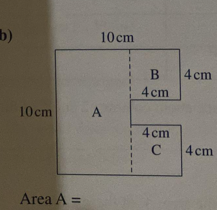 Solved Area A= | Chegg.com