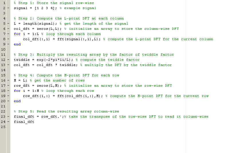 Solved Rewrite This MATLAB Code Use Another Way Despite This Chegg Com   Php68CykK