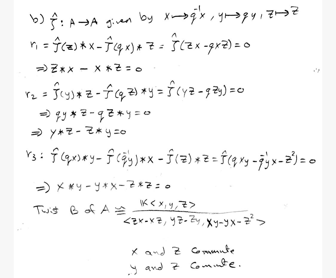 Solved Can you write this solution in different way, this | Chegg.com