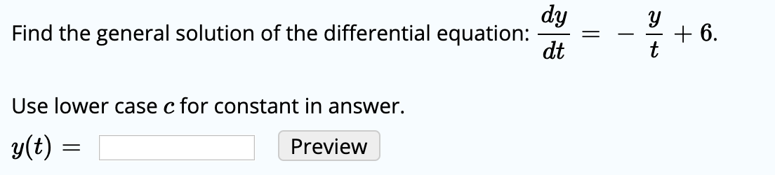 Solved Find the general solution of the differential | Chegg.com