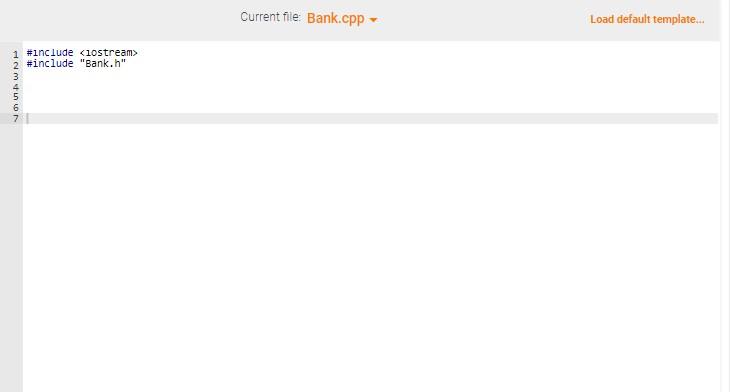 Solved bankAccount.h and bankAccount.cpp is complete and | Chegg.com