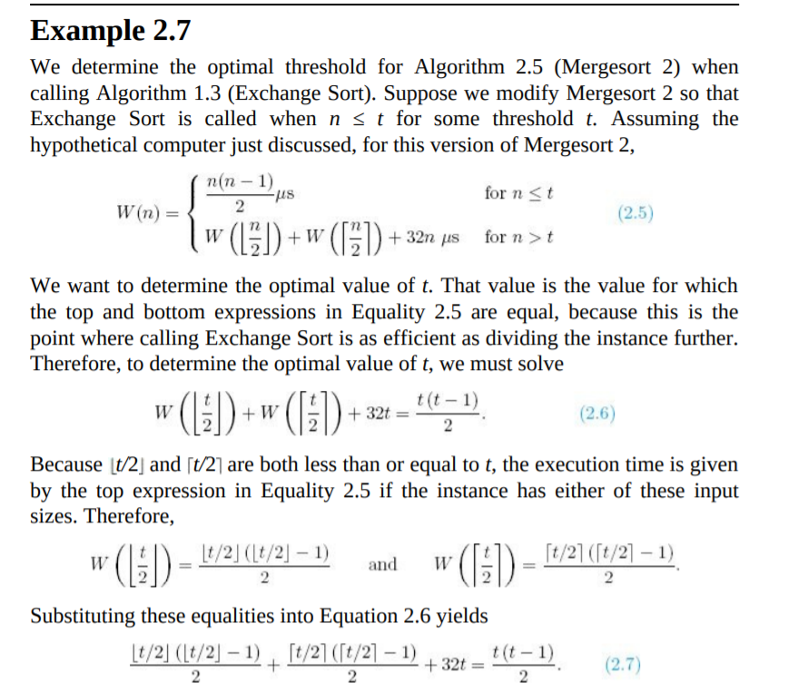 1.Solve the inequality(2.7) of seeking the optimum | Chegg.com