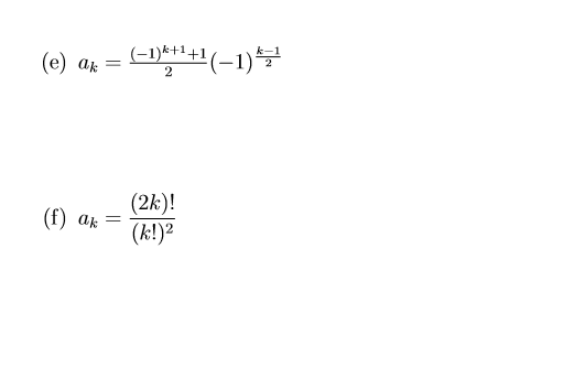 Solved (9 points) For each of the following sequences, | Chegg.com