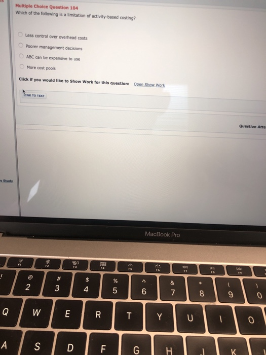 Solved Multiple Choice Question 104 which of the following | Chegg.com