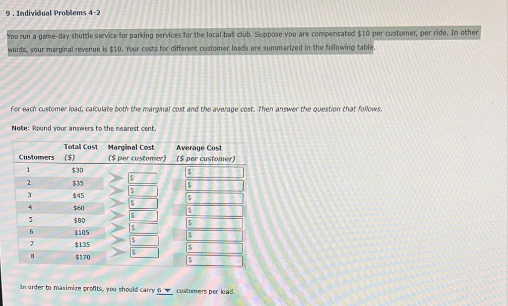 Solved You run a gameday shuttle service for parking