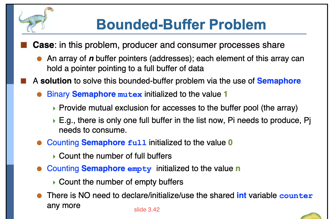 Solved Problem B. Solving The Bounded Buffer Problem: | Chegg.com