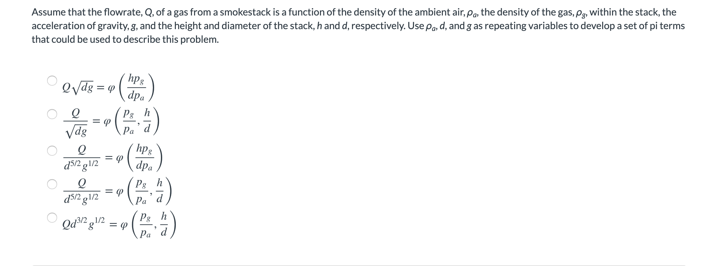 Assume That The Flowrate Q Of A Gas From A Chegg 