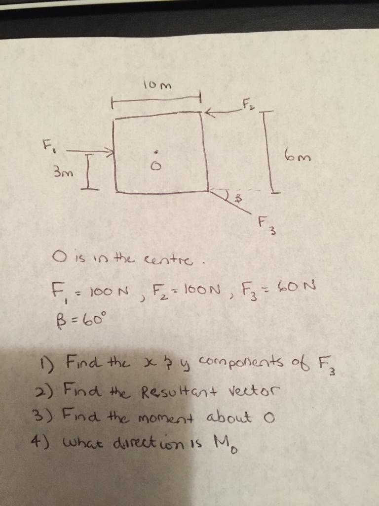 Solved Lom Bm O Is In The Centre F 100n F 100n F 60n Chegg Com