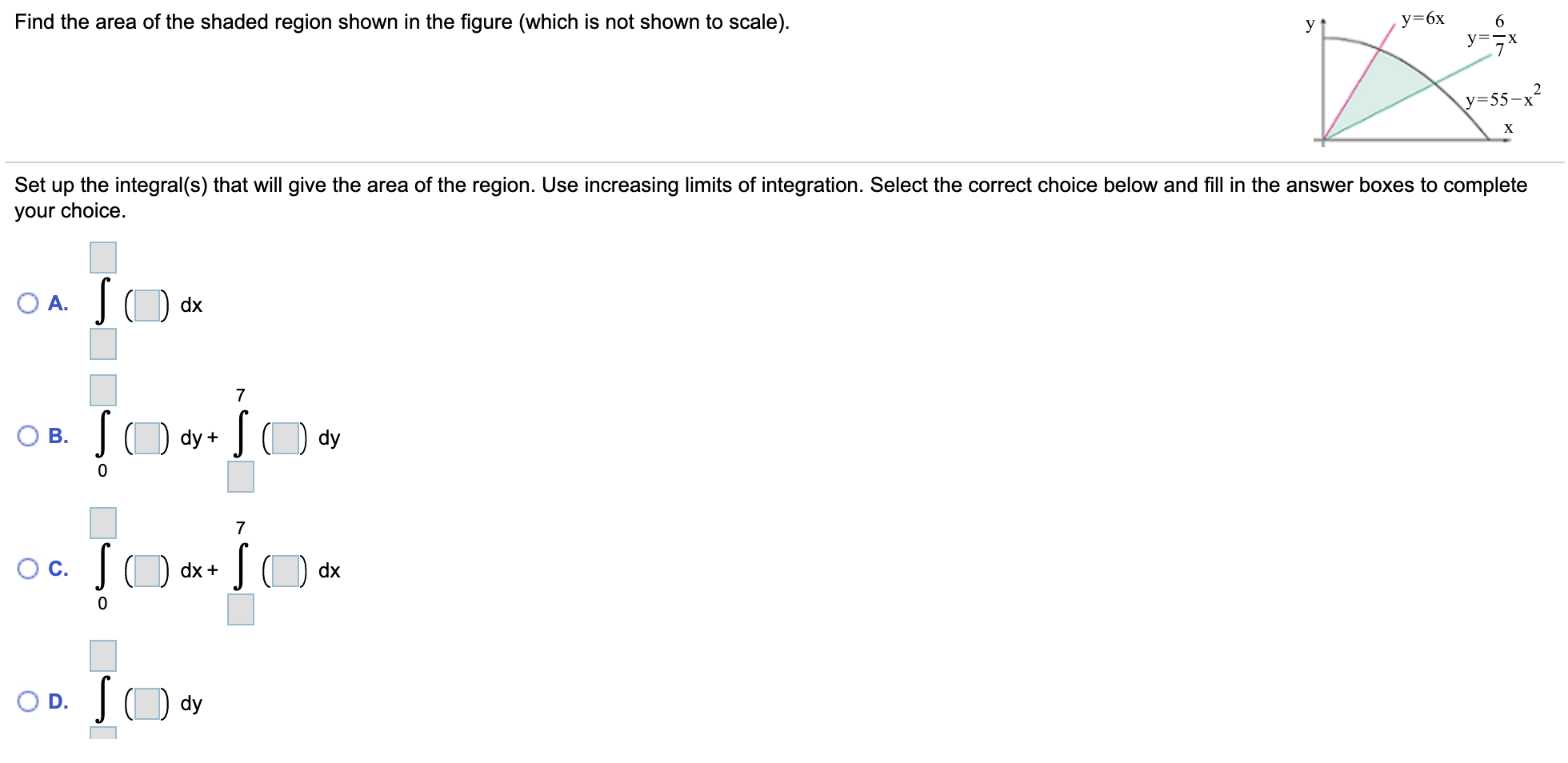 Solved Find The Area Of The Shaded Region Shown In The | Chegg.com