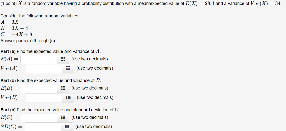 Solved X is a random variable having a probability | Chegg.com