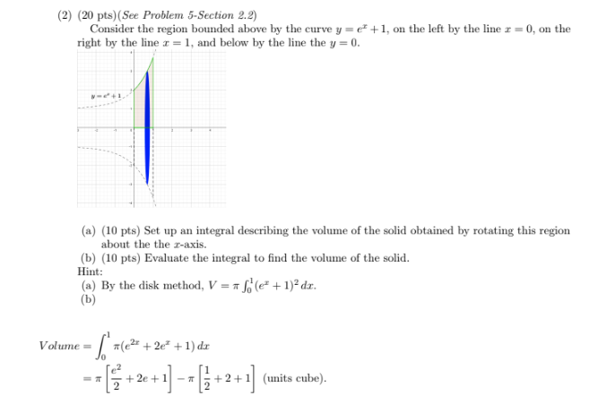 Solved (2) (20pts)( See Problem 5-Section 2.2) Consider The | Chegg.com