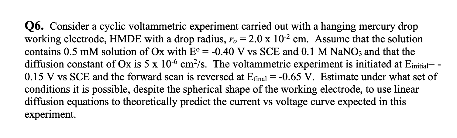 voltammetric experiment