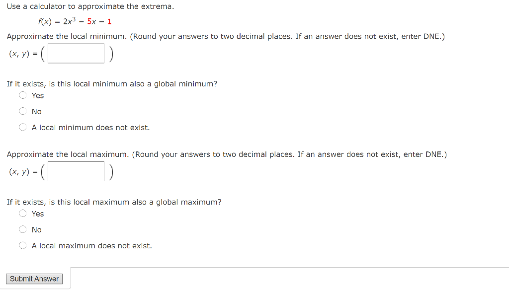 22+ Local Extrema Calculator