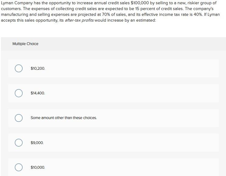 solved-lyman-company-has-the-opportunity-to-increase-annual-chegg