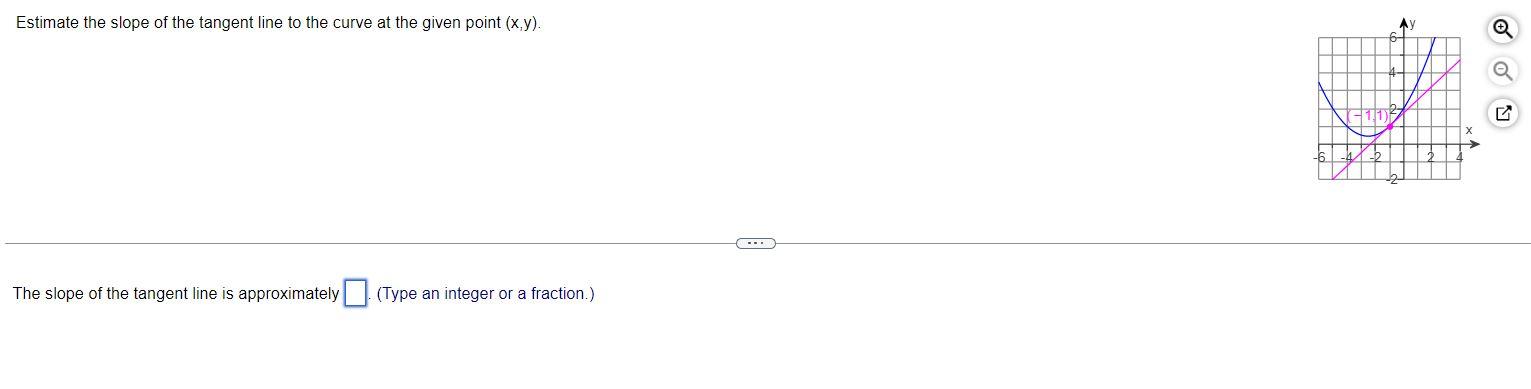 how to estimate the slope of a tangent line
