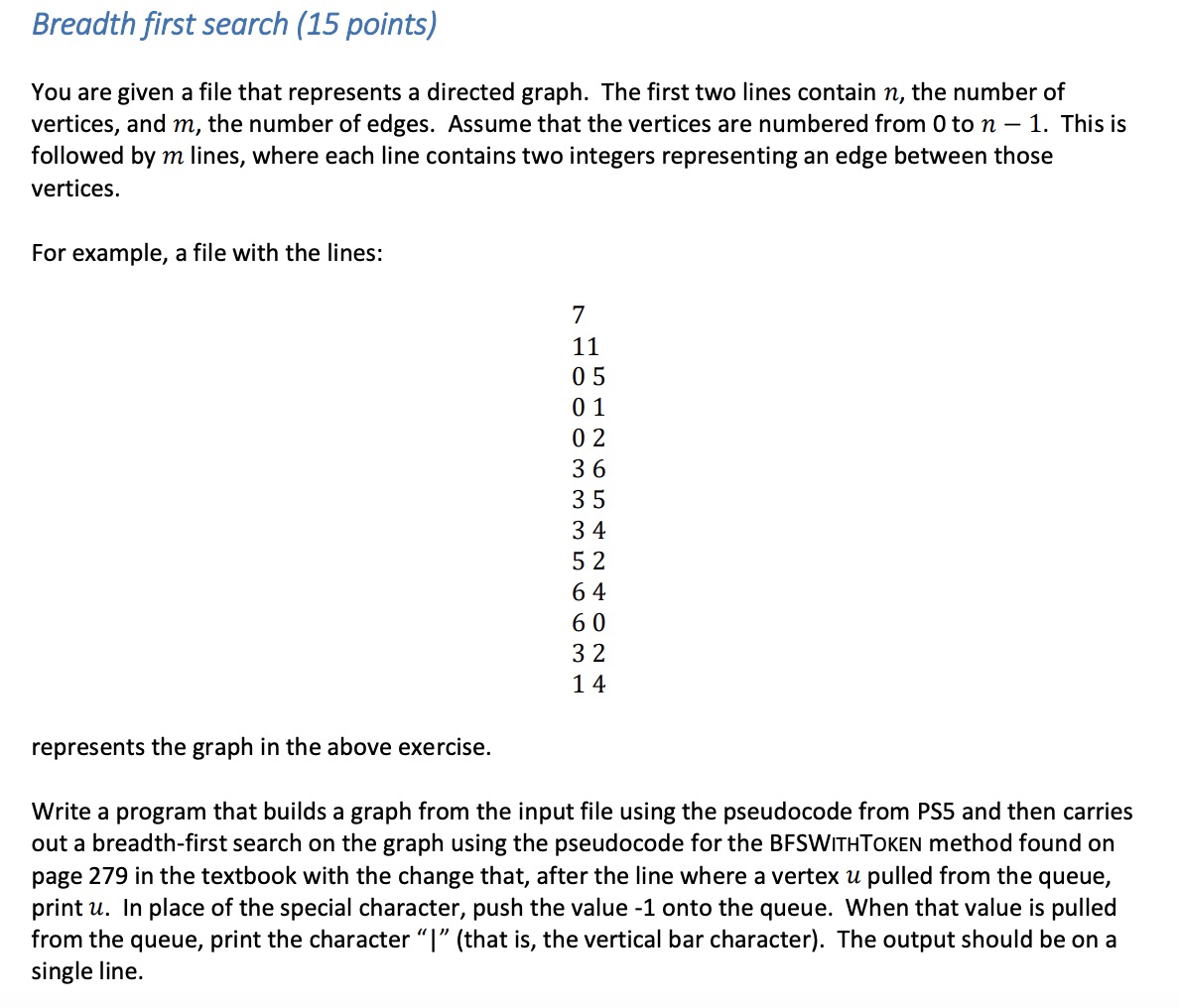 Solved Please do this in Java and explain：Your program must | Chegg.com