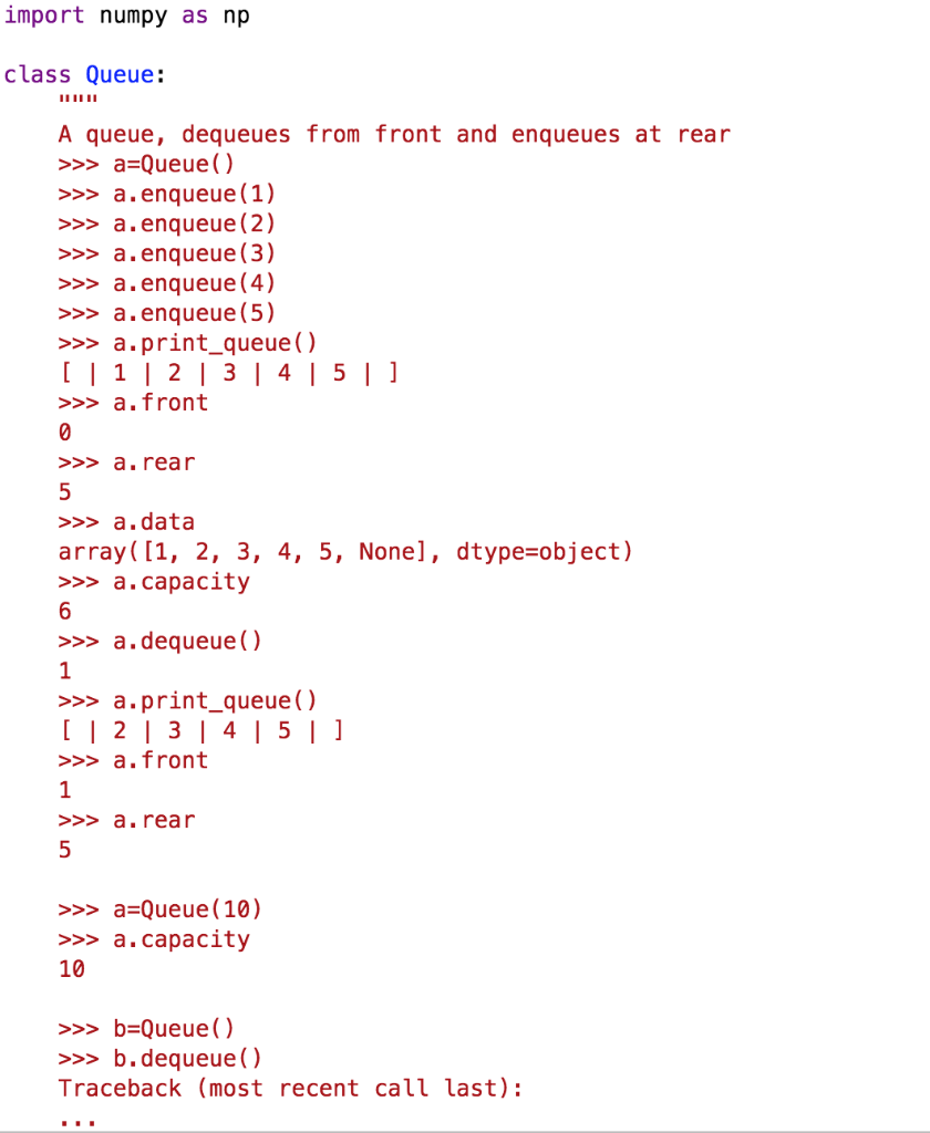 Solved Python 3 defining a Class - Lots of screenshots | Chegg.com