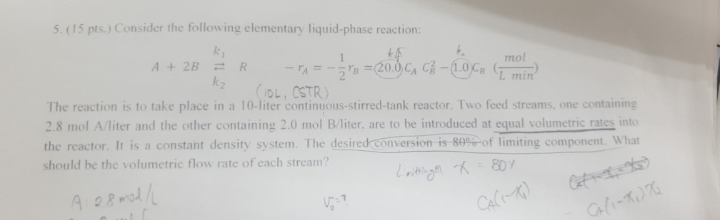 Solved 5. (15 pts.) Consider the following elementary | Chegg.com