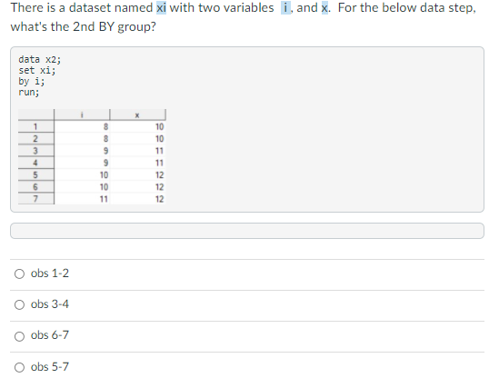 Solved There is a dataset named xi with two variables i, and | Chegg.com