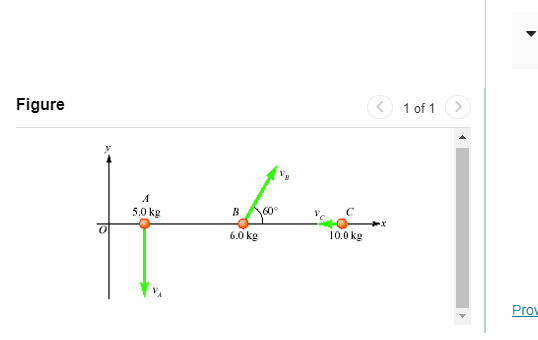 Solved Three Objects A , B , And C Are Moving As Shown In | Chegg.com