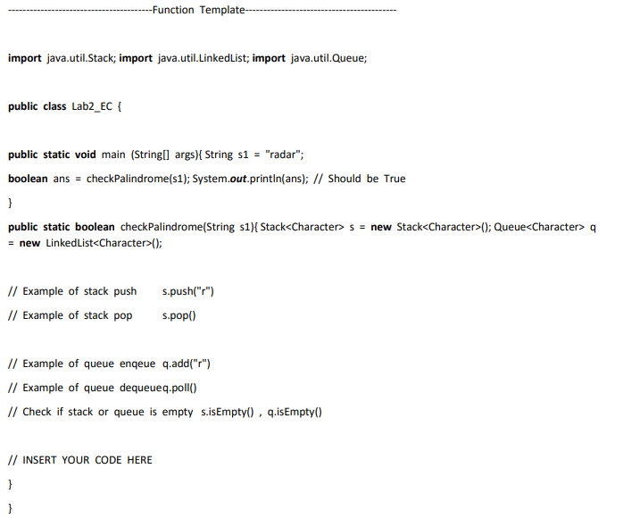 Solved A palindrome is a string of characters that reads the | Chegg.com