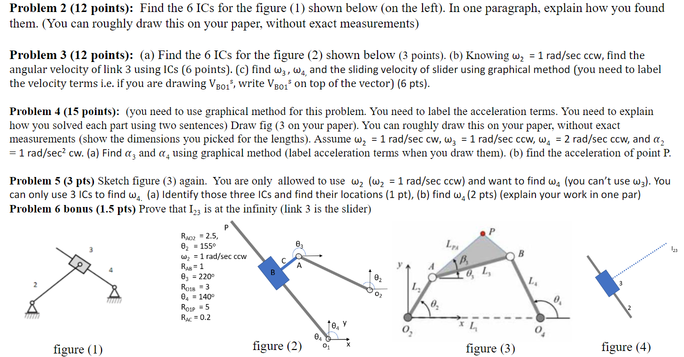 Solved Problem 2 (12 points): Find the 6 ICs for the figure | Chegg.com