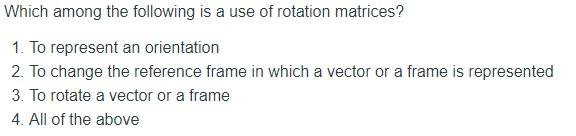 Solved Which among the following is a use of rotation | Chegg.com