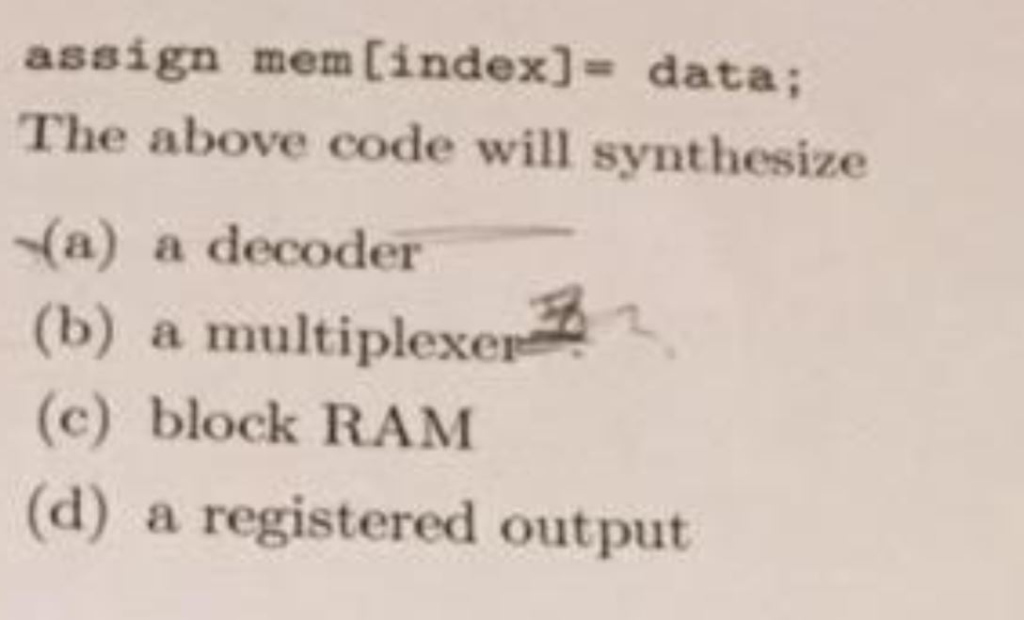 Solved assign mem [index] data; The above code will