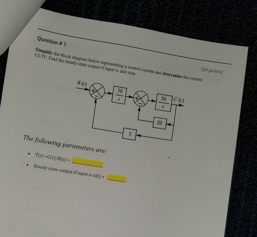 Solved Question #1 Simplify the block diagram below | Chegg.com