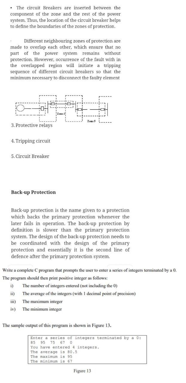 Solved . The Circuit Breakers Are Inserted Between The | Chegg.com