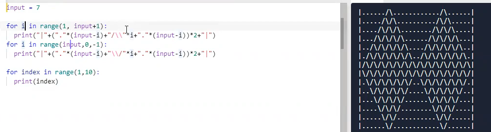 Solved For python language, I need a similar ASCII art it | Chegg.com image.