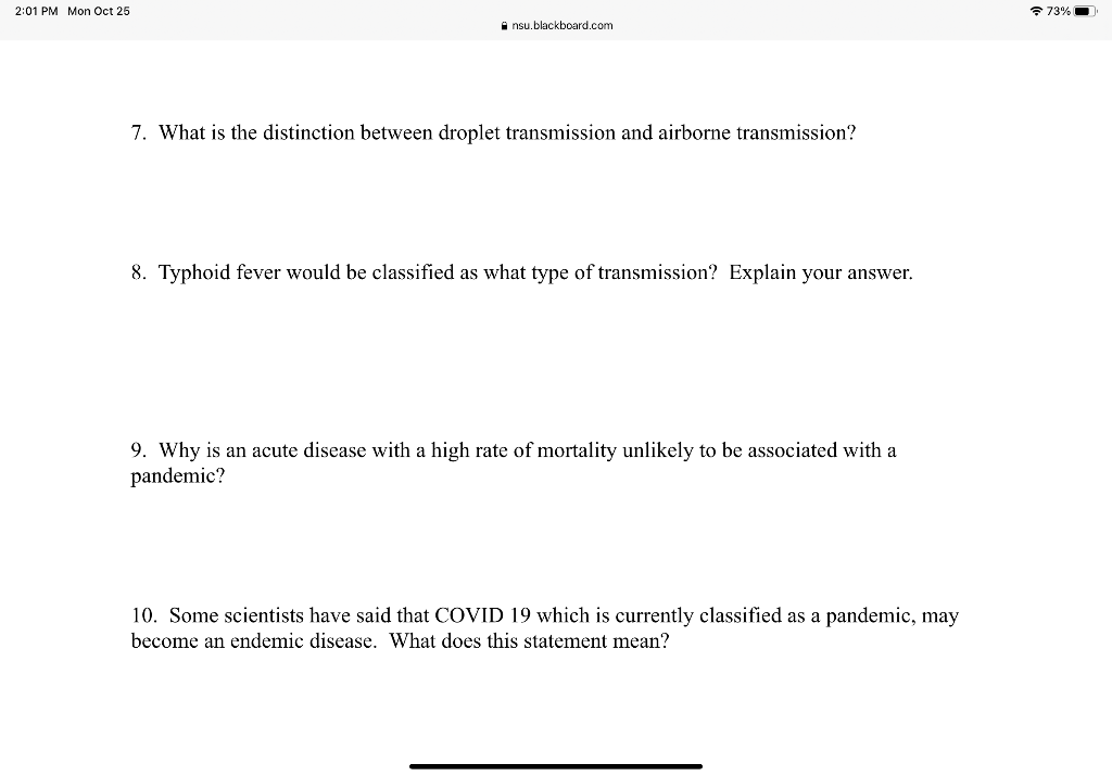 Solved 201 PM Mon Oct 25 73 7. What is