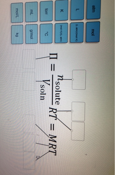 Solved Label Each Variable In The Equation Below With The 4565