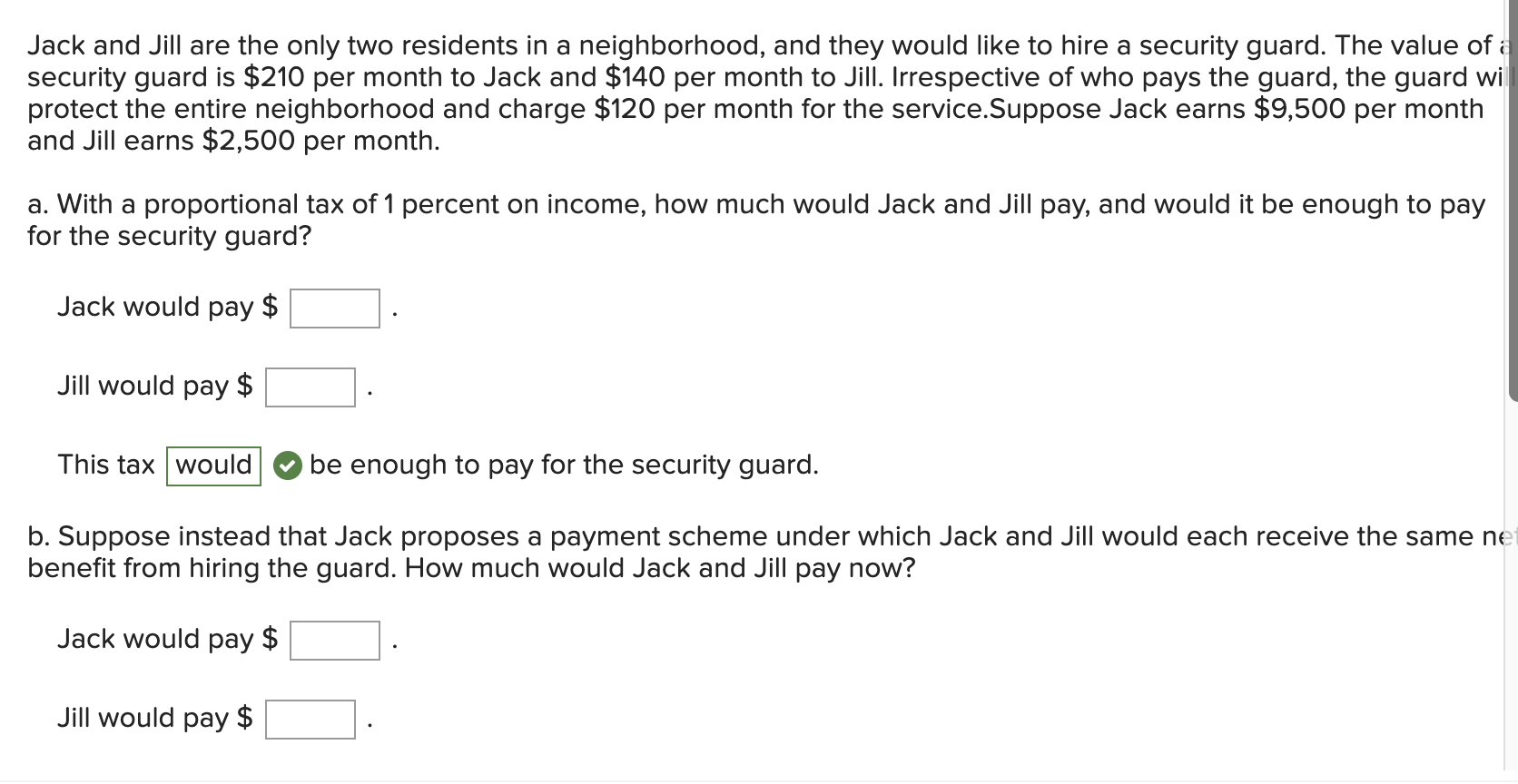 Solved Jack And Jill Are The Only Two Residents In A vrogue.co