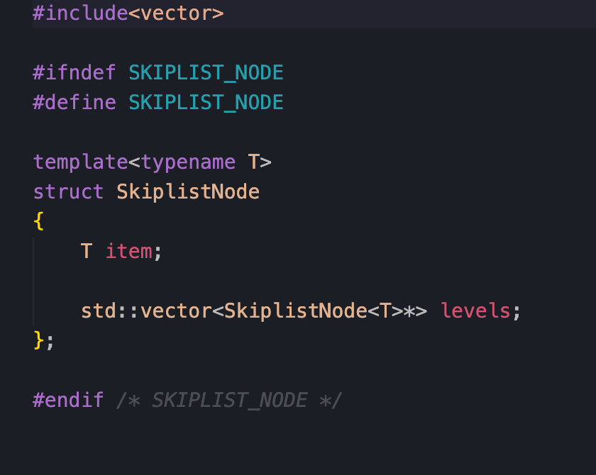 Solved please code skip list in c++ according to the | Chegg.com
