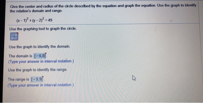 26+ Interval Notation Domain And Range Circle Gallery