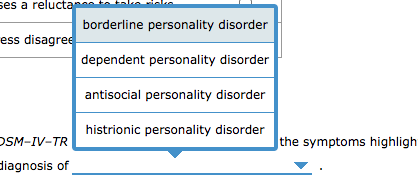 case study 1 for personality disorders margaret