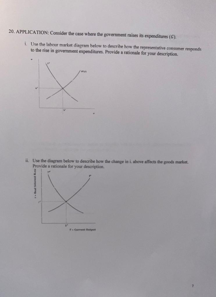 Solved 20 APPLICATION Consider The Case Where The Chegg
