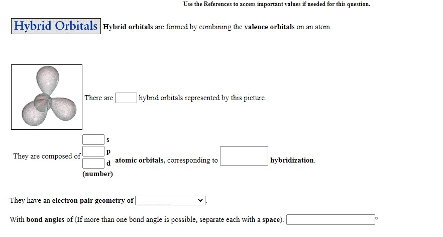 Solved A. What is the hybridization of the central atom in | Chegg.com