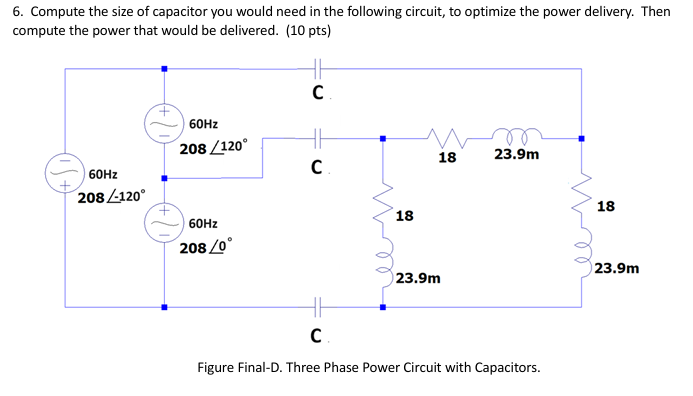 Solved Compute the size of capacitor you would need in the | Chegg.com